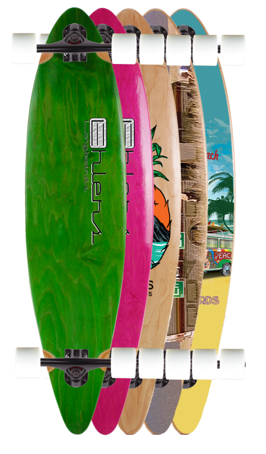 abort Punktlighed Hælde Ehlers Longboard Skateboards 40" PINTAIL COASTER longboard skateboard